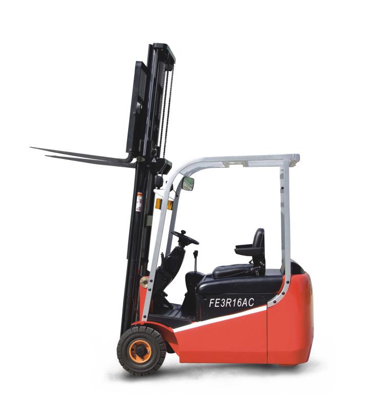 諾力座駕式FE312AC   載重1.2噸 三支點(diǎn)電動(dòng)叉車(chē) 小身材高品質(zhì)