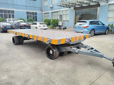 25噸重型平板拖車(chē) 重型牽引環(huán)工具拖車(chē)